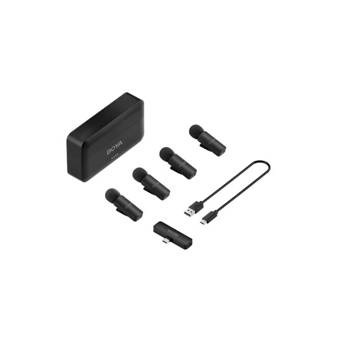 BOYA BY-V4U Wireless 4 person 4-channel mini Lavalier USB-C 2.4GHz Microphone — image 5
