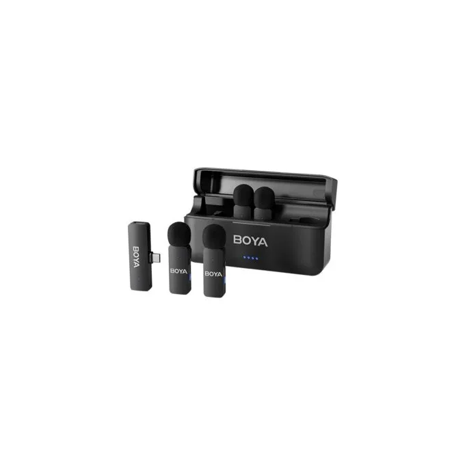 BOYA BY-V4U Wireless 4 person 4-channel mini Lavalier USB-C 2.4GHz Microphone — image 1