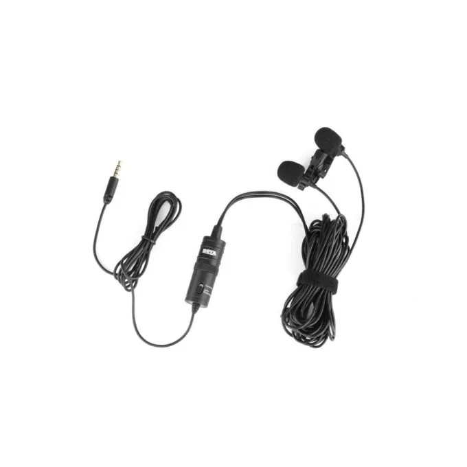 BOYA Dual Lavalier Microphone - BY-M1DM - wired mic — image 3