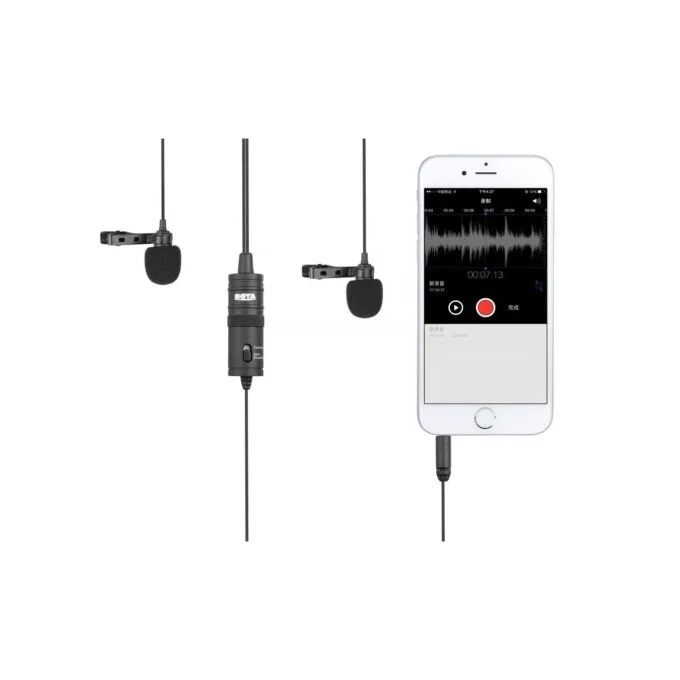 BOYA Dual Lavalier Microphone - BY-M1DM - wired mic — image 4