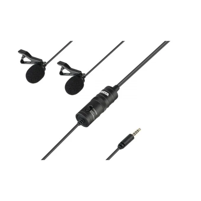 BOYA Dual Lavalier Microphone - BY-M1DM - wired mic — image 5
