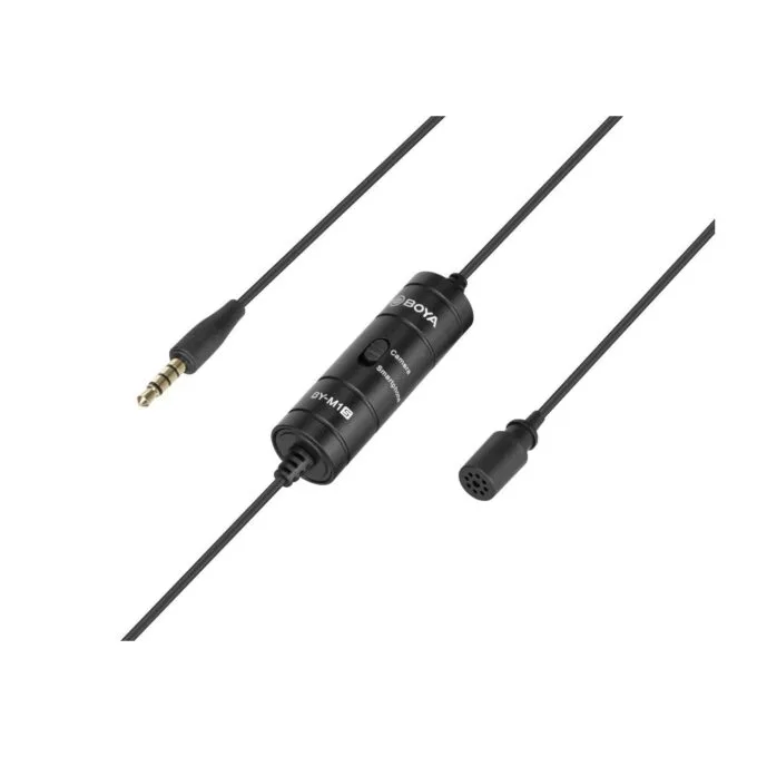 BOYA (M1 Smart) wired mic - BY-M1S - Lavalier microphone 3.5mm for phone, laptop, camera — image 4