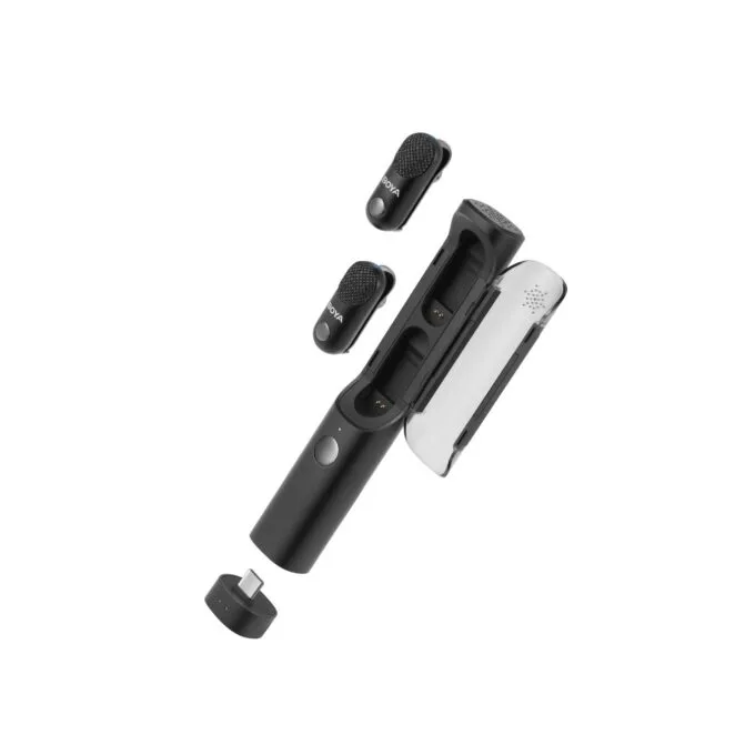 BOYA Magic - Type-C & 3.5mm Camera Receiver Wireless Microphone 2 TX + 2 RX + charging Case — image 1