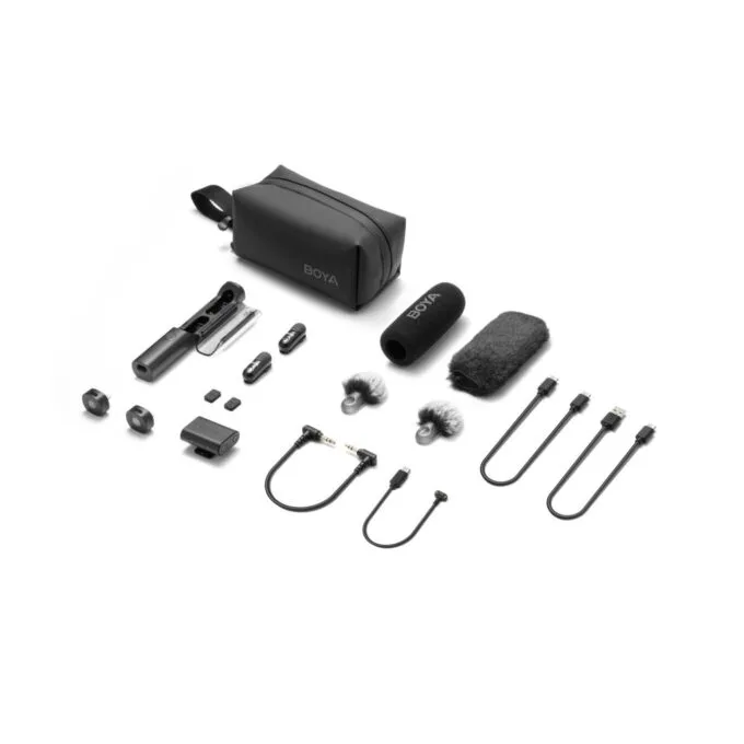 BOYA Magic - Type-C, Lightning & 3.5mm, Camera Receiver Wireless Microphone 2 TX + 3 RX + Charging Case — image 6