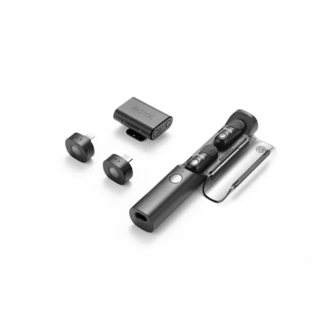 BOYA Magic - Type-C, Lightning & 3.5mm, Camera Receiver Wireless Microphone 2 TX + 3 RX + Charging Case — image 1