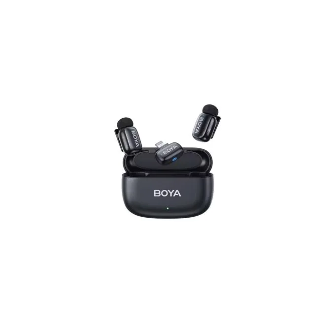BOYA Mini iPhone Lightning - 2.4 GHz 2-mic Wireless Microphone with Charging Box — image 1