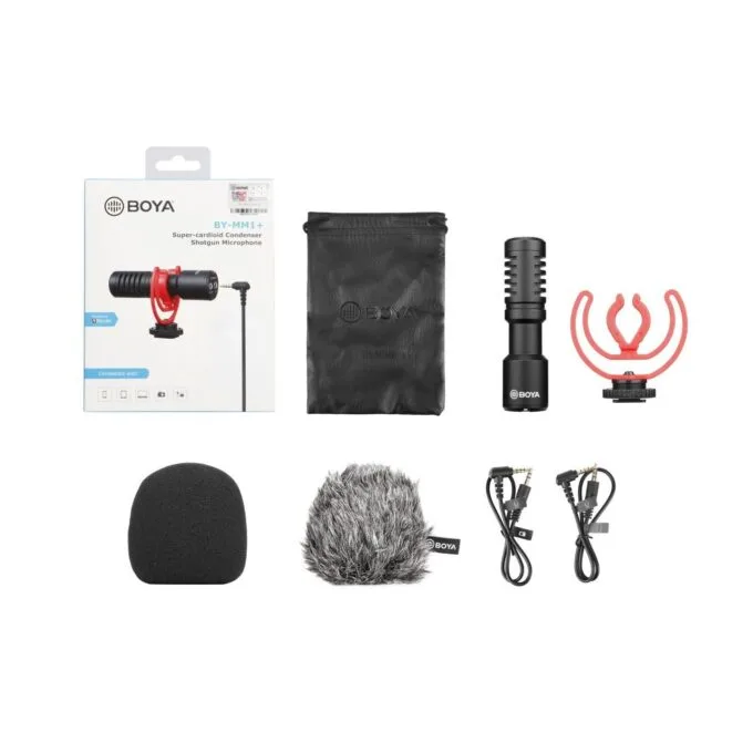 BOYA shotgun mic - BY-MM1+ - Universal Mini Shotgun Mic 3.5mm for camera, phone, laptop, improved signal — image 11