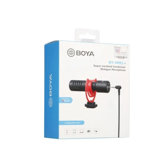 BOYA shotgun mic - BY-MM1+ - Universal Mini Shotgun Mic 3.5mm for camera, phone, laptop, improved signal — image 12