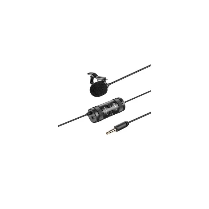 BOYA wired mic - BY-M1 Pro II - 6m cable, professional lavalier mic, camera, smartphone, tablet — image 2
