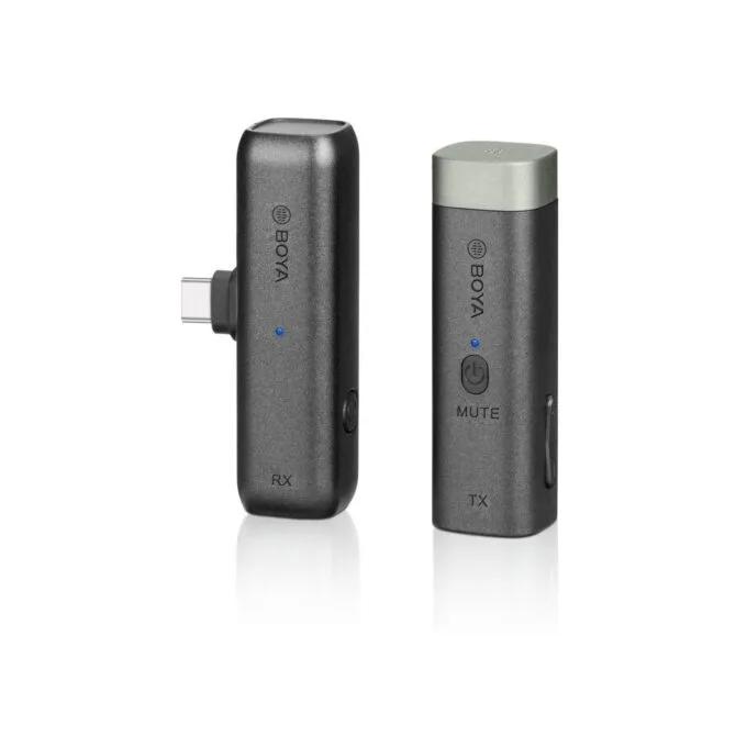 BOYA Wireless Microphone System - BY-WM3U - 2.4Ghz wireless mic system, USB type-C, 3.5mmTRS. TRRS — image 1