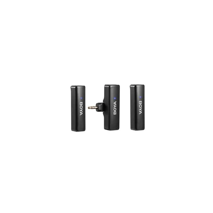 BOYALINK Mobile Wireless Mic - Android (USB-C), iPhone iOS, 3.5 TRS (laptop), 2-person vlog — image 2