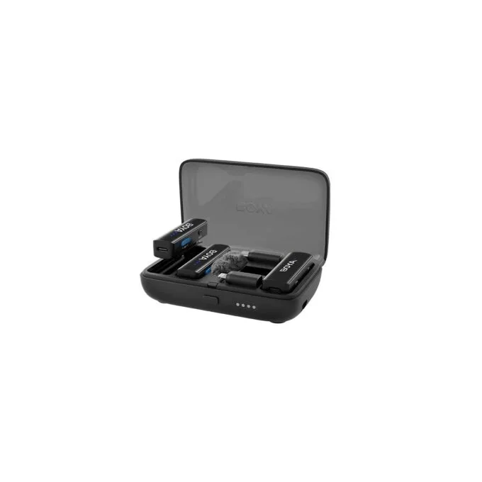 BOYALINK Mobile Wireless Mic - V2 - for Android USB-C iPhone iOS and 3.5 TRS (laptop) 2 person vlog — image 1