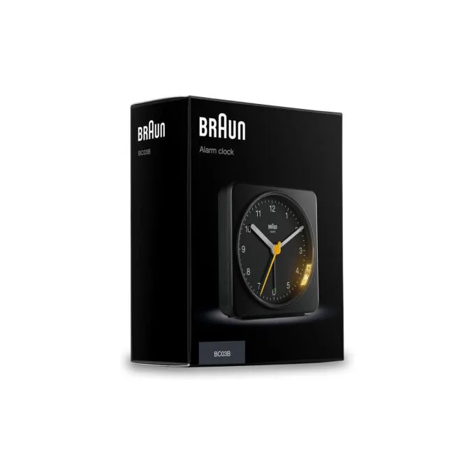 Braun BC 03 B Quarzwecker analog schwarz — image 7