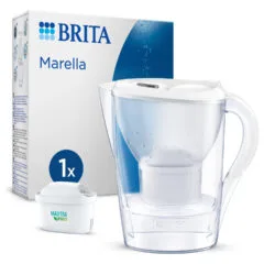 BRITA Tischwasserfilter Marella weiß inkl. 1 Filter