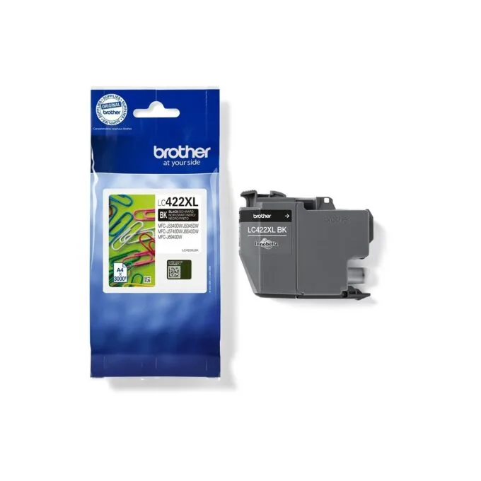 Brother HY Ink Cartridge - LC422XLBK - For BH19M B Compatible with MFC-J5340DW MFC-J5740DW MFC-J6540DW MFC-J6940DW 3000 pages — image 2