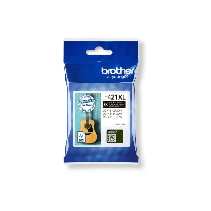 Brother Ink Cartridge - Black, 500-page high capacity, for DCP-J1050DW, MFC-J1010DW, and DCP-J1140DW — image 1