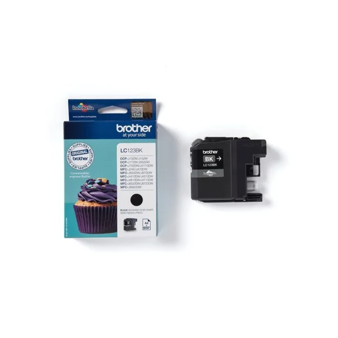 Brother Ink Cartridge - LC-123BK - Black up to 600 pages per ISO IEC 24711 — image 3
