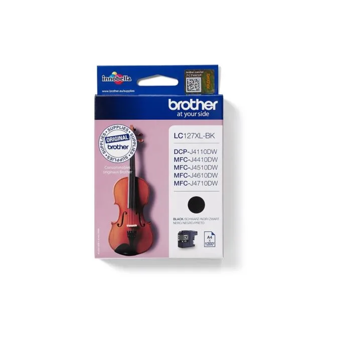 Brother Ink Cartridge - LC-127XL-BK - Black - up to 1,200 pages per ISO IEC 24711 — image 1