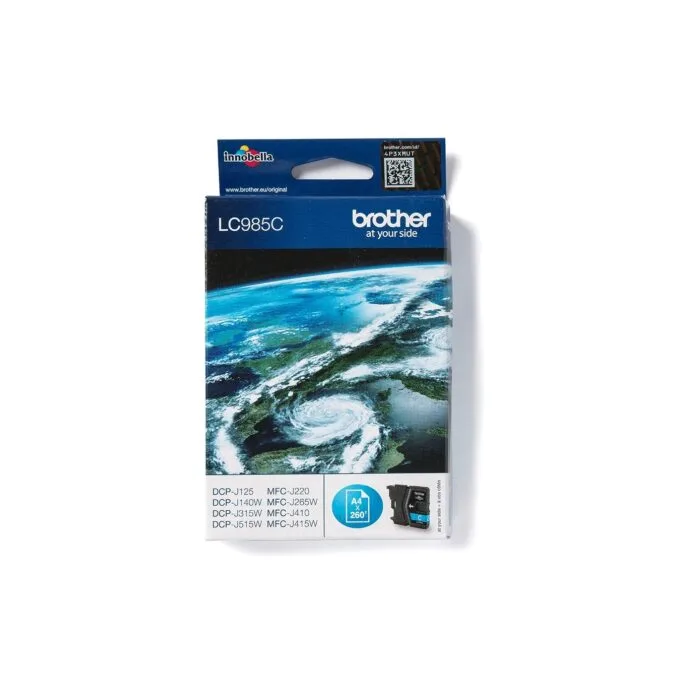 Brother Ink Cartridge - LC-985C - Cyan up to 260 pages per ISO IEC 24711 — image 1