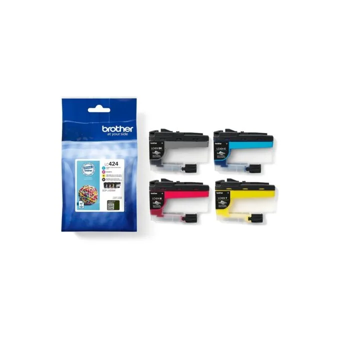 Brother Ink Cartridges - LC-424 - 4-pack - Black Cyan Magenta Yellow — image 3