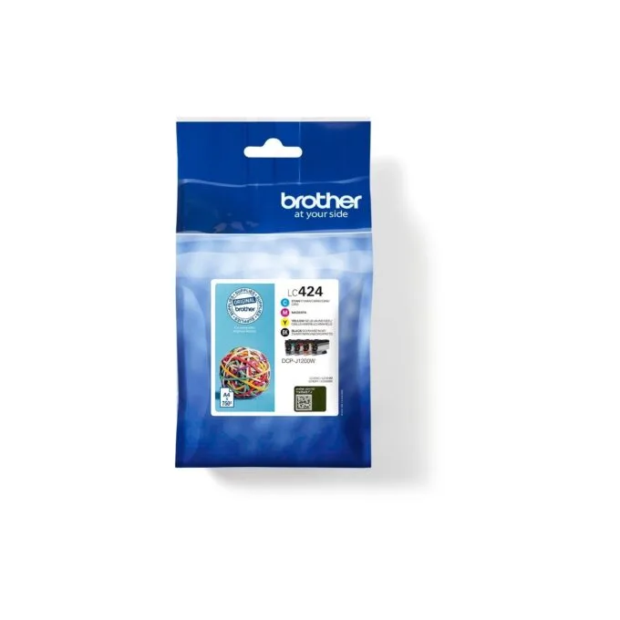 Brother Ink Cartridges - LC-424 - 4-pack - Black Cyan Magenta Yellow — image 1