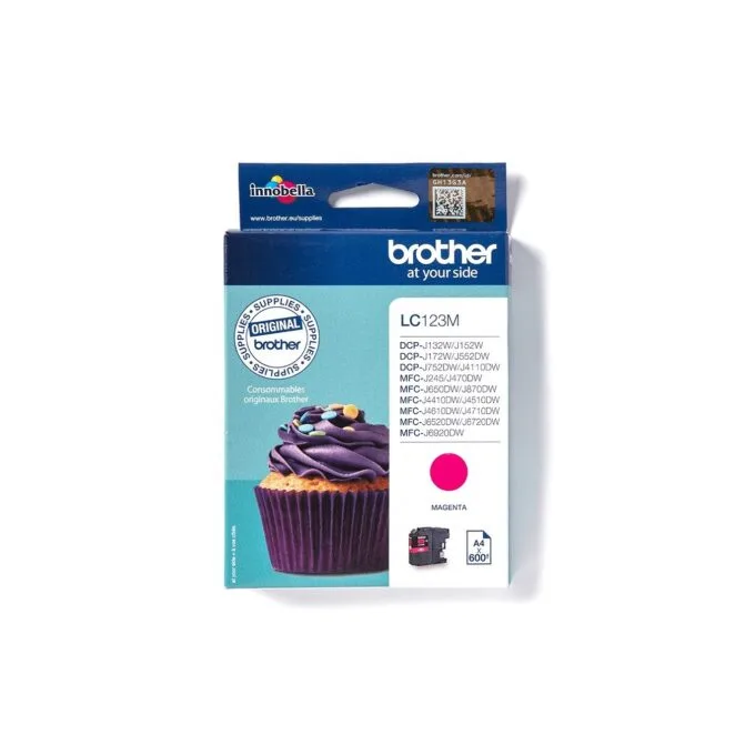 Brother Ink - LC-123M - Magenta up to 600 pages per ISO IEC 24711 — image 1