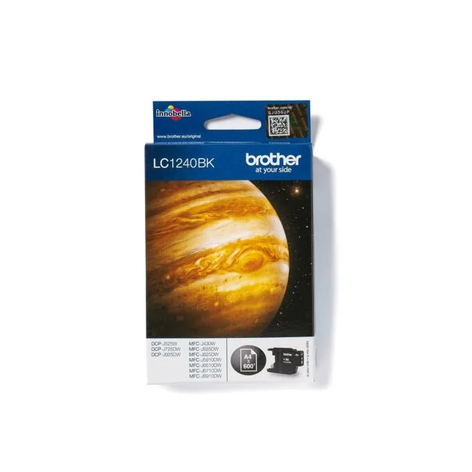 Brother Ink - LC-1240BK - Black up to 600 pages per ISO IEC 24711 — image 1