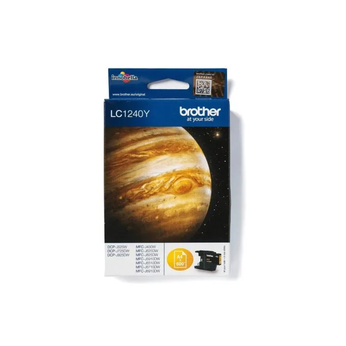 Brother Ink - LC-1240Y - Yellow up to 600 pages per ISO/IEC 24711 — image 1