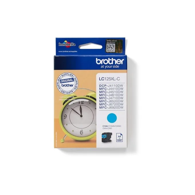 Brother Ink - LC-125XLC - Cyan up to 1,200 pages per ISO/IEC 24711 — image 1