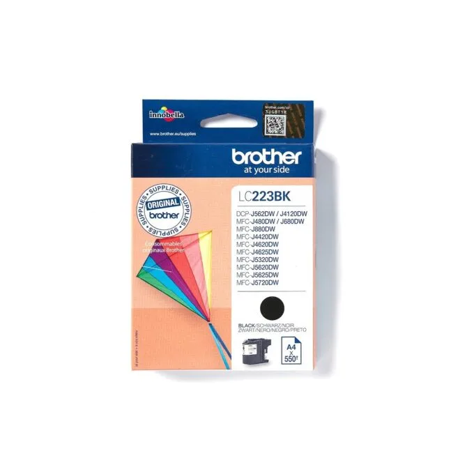 Brother Ink - LC-223BK - Black up to 550 pages per ISO IEC 24711 — image 1