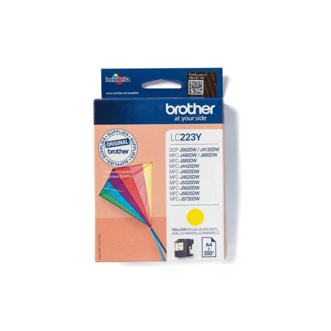 Brother Ink - LC-223Y - Yellow up to 550 pages per ISO IEC 24711 — image 1