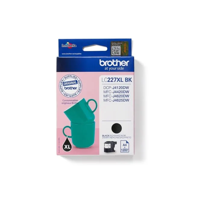 Brother Ink - LC-227XL-BK - Black up to 1,200 pages per ISO IEC 24711 — image 1