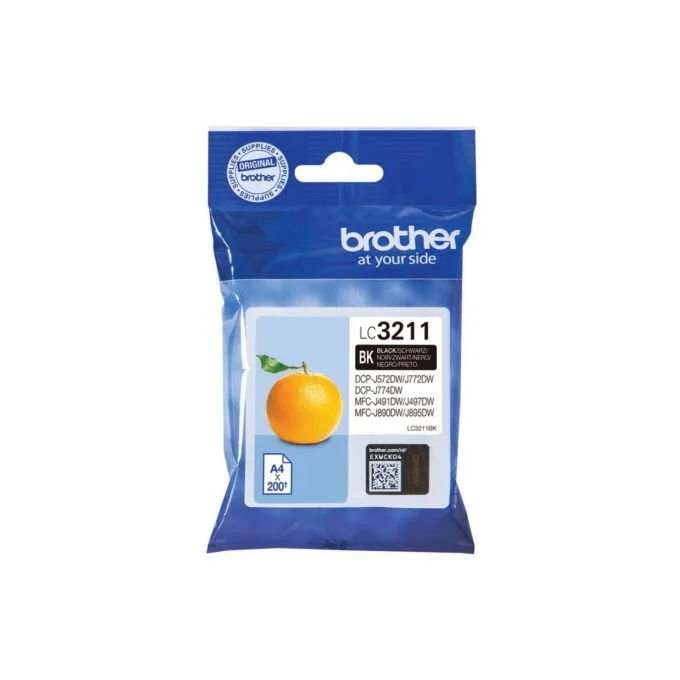 Brother Ink - LC-3211BK - Black up to 200 pages per ISO IEC 24711 — image 1
