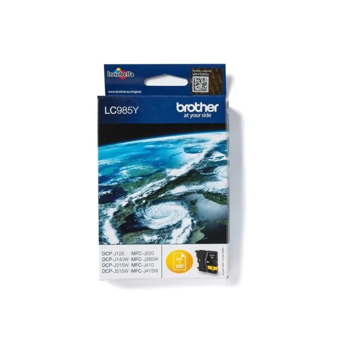 Brother Ink - LC-985Y - Yellow, Up to 260 pages per ISO IEC 24711 — image 1