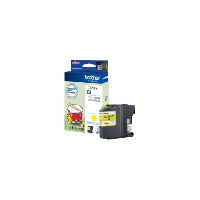 Brother - LC22UY - Yellow — image 1