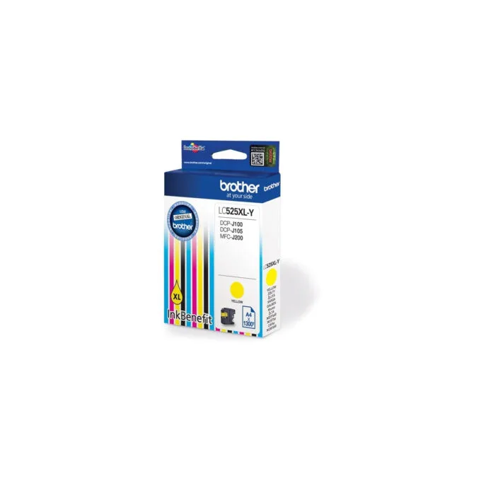 Brother LC529XL-Y - Sehr hohe Ergiebigkeit - Gelb - Original - Tintenpatrone — image 2
