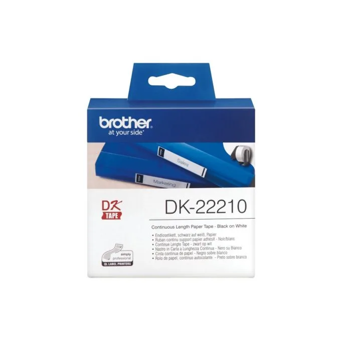 Brother P-Touch Accessories Labels - DK-22210 — image 2