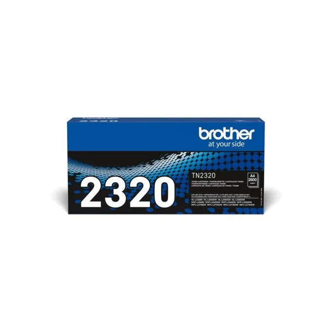 Brother Toner - TN-2320 - Black up to 2,600 pages per ISO IEC 19752 — image 1