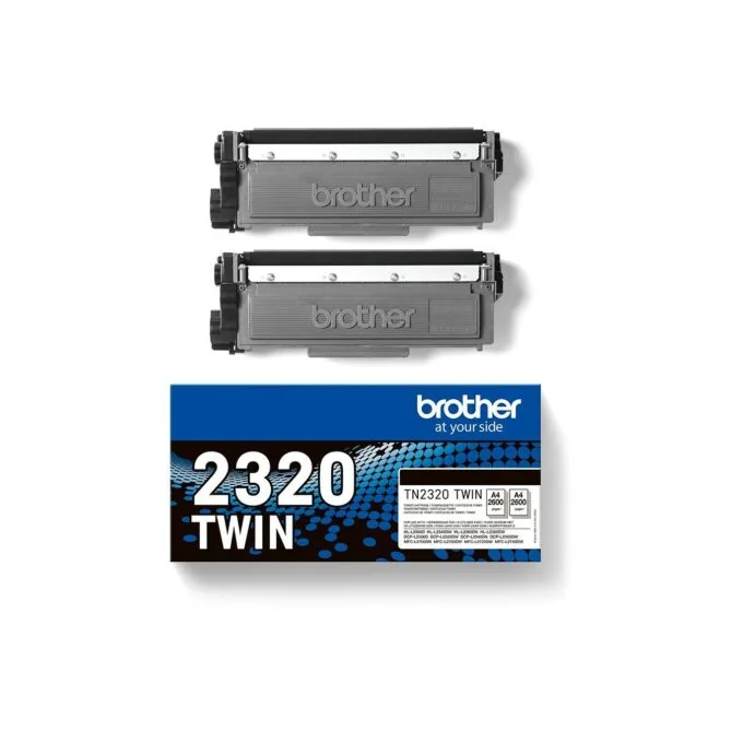 Brother Toner - TN-2320TWIN - Black, 2-pack, up to 2,600 pages per ISO IEC 19752 — image 3
