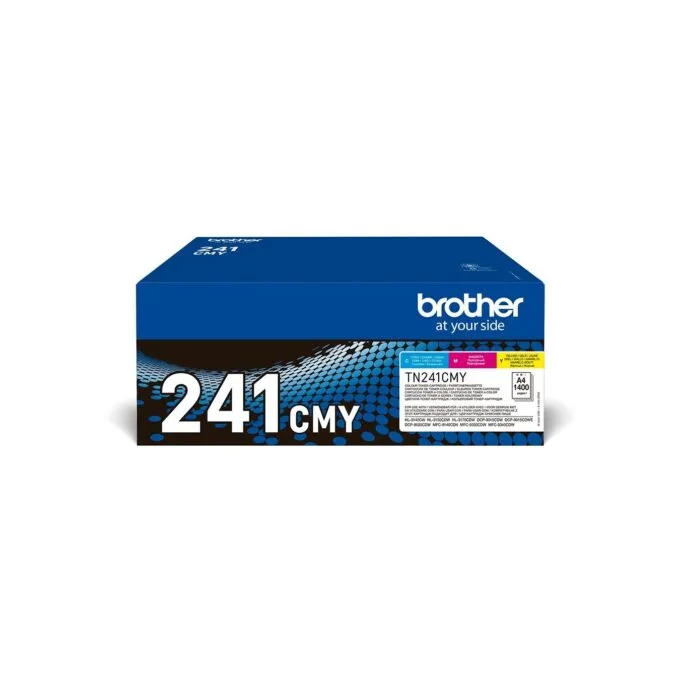 Brother Toner - TN-241CMY - Multipack (C M Y) up to 1,400 pages per ISO IEC 19798 — image 1
