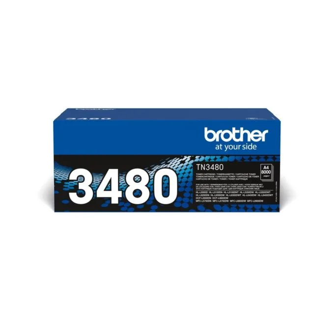 Brother Toner - TN-3480 - Black up to 8,000 pages per ISO 19752 — image 1