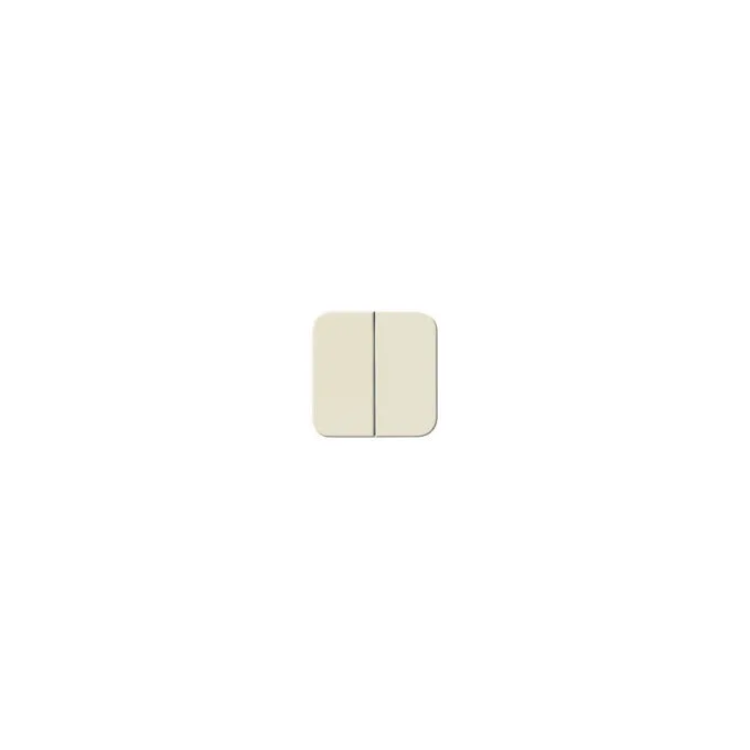 BUSCH JAEGER BJ 2505-212 Abdeckung f.Serien Wechsel- Schalter.D-Taster Busch-Duro 2000 SI ws — image 1