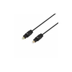 CA1006 1m OPTICAL AUDIO CABLE TOSLINK M M BLACK LOGILINK
