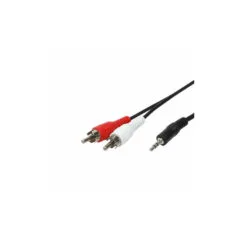 CA1043 5m AUDIO CONN 1x3.5mm 2xCinch LOGILINK