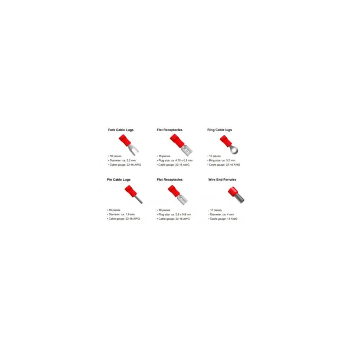 Cable connector assortment box 170 pieces — image 3