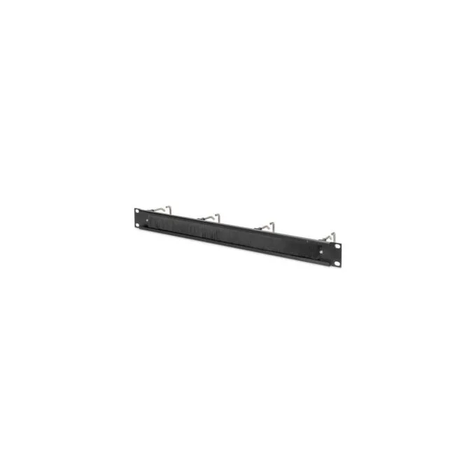 Cable management panel with steel brackets and brush strip for 483 mm (19') cabinets, cable management — image 4