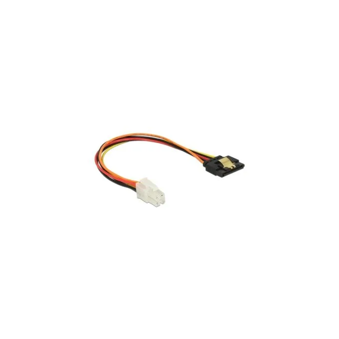 Cable P4 4 pin (male) to SATA 15 pin (female) - P4 4 pin (male) to SATA 15 pin — image 1