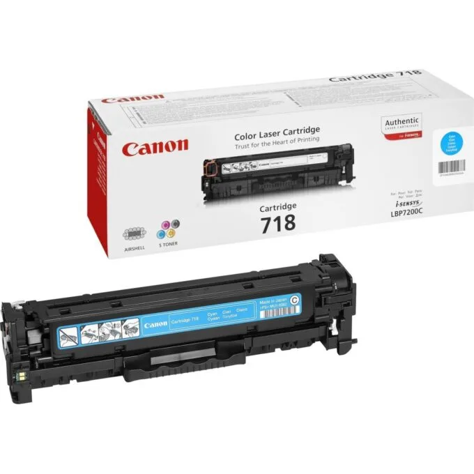 Canon - 718 C - Cyan 2900 pages — image 1