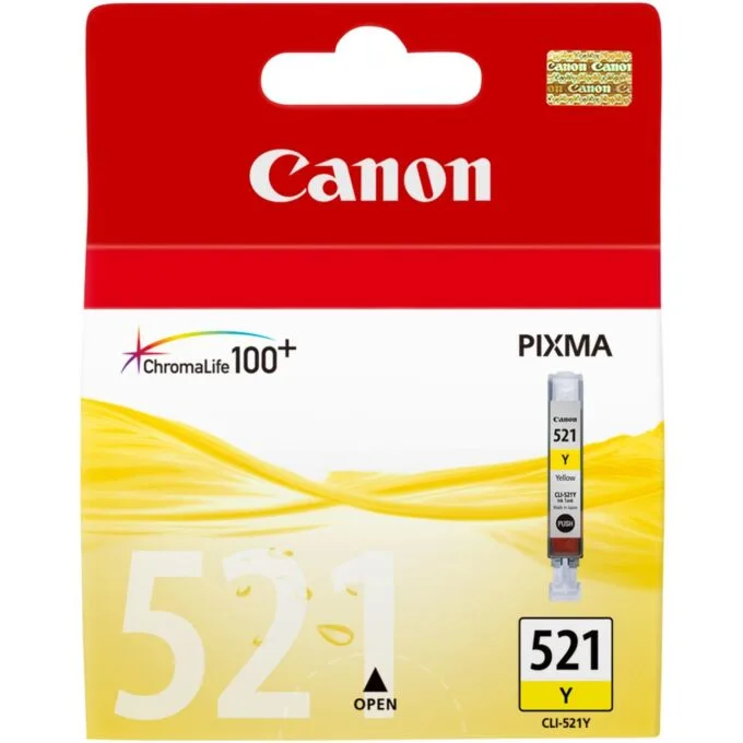 Canon Ink Cartridge - CLI-521Y - Yellow — image 1
