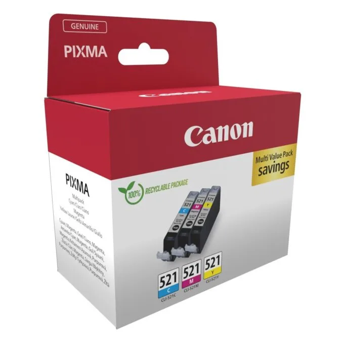 Canon Ink CLI-521 - 2934B015 - 3-pack — image 2